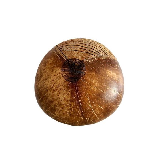 Carved Coconut bowls, Spoons And Straw Set - Picture 2 of 5